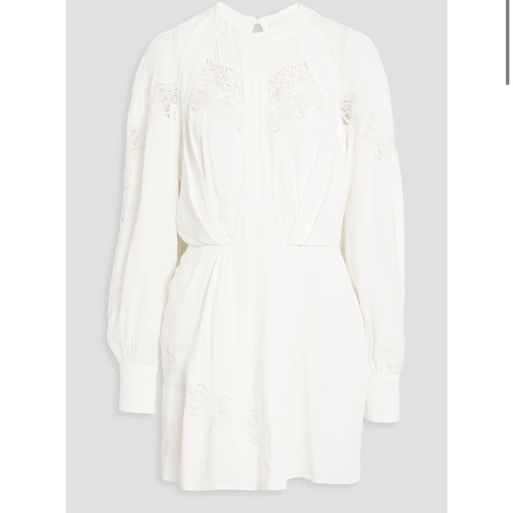 IRO Paris Belinae Lace Detail Mini Dress NWT